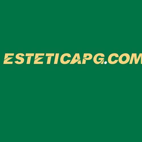 Logo da ESTETICAPG